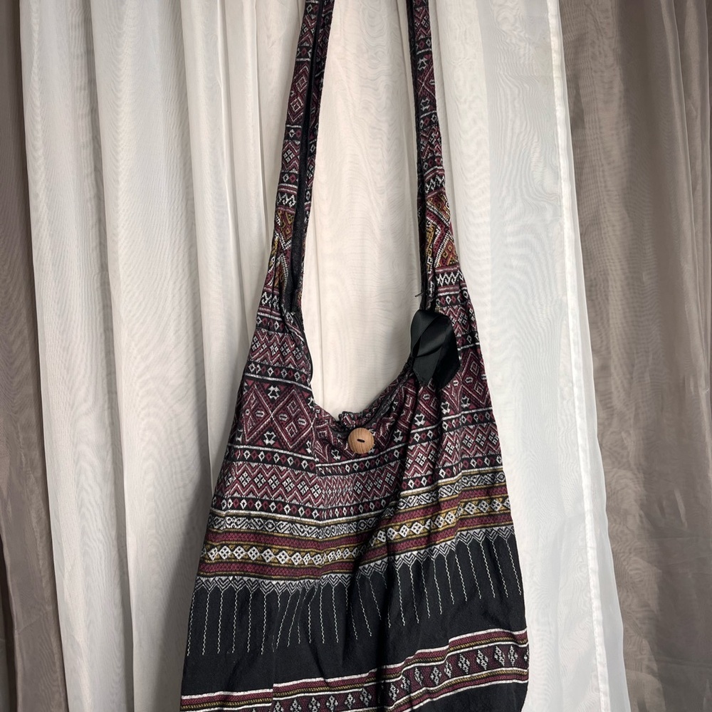 Boho Cotton Tote Bag - Picture 2 of 7